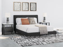 Cadmori Upholstered Bed with Roll Slats