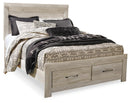 Bellaby Bed with 2 Storage Drawers - Furniture Warehouse (GA)