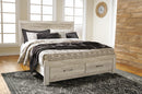 Bellaby Bed with 2 Storage Drawers - Furniture Warehouse (GA)
