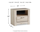 Bellaby Nightstand - Furniture Warehouse (GA)