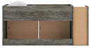 Frandern Loft Bed with Bookcase Storage - Furniture Warehouse (GA)