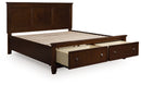 Danabrin Panel Storage Bed - Furniture Warehouse (GA)