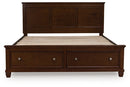 Danabrin Panel Storage Bed - Furniture Warehouse (GA)