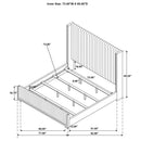 Natasha Wingback Bed - Furniture Warehouse (GA)