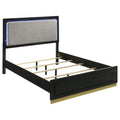 Caraway Panel Bed with LED Lighting - Furniture Warehouse (GA)