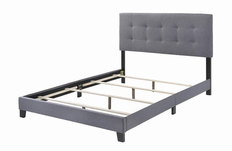 Mapes Tufted Upholstered Full Bed Grey