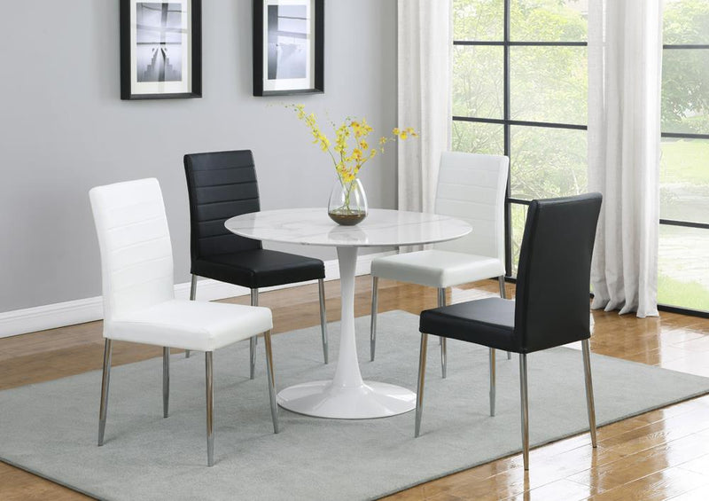 Maston Upholstered Dining Chairs Black (Set of 4)
