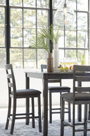 Bridson Counter Height Dining Table and Bar Stools (Set of 5) - Furniture Warehouse (GA)