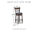 Caitbrook Counter Height Bar Stool - Furniture Warehouse (GA)