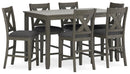 Caitbrook Counter Height Dining Table and Bar Stools (Set of 7) - Furniture Warehouse (GA)