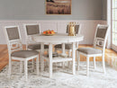 Erinberg Dining Table and 4 Chairs (Set of 5) - Furniture Warehouse (GA)