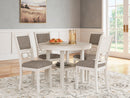 Erinberg Dining Table and 4 Chairs (Set of 5) - Furniture Warehouse (GA)
