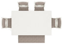 Erinberg Dining Table and 4 Chairs and Bench (Set of 6) - Furniture Warehouse (GA)