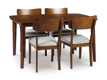 Tameride Dining Table and 4 Chairs (Set of 5)