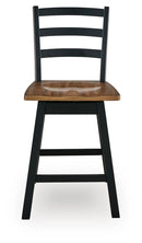 Wildenauer Counter Height Swivel Barstool - Furniture Warehouse (GA)