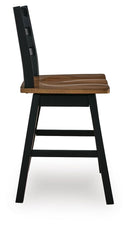 Wildenauer Counter Height Swivel Barstool - Furniture Warehouse (GA)