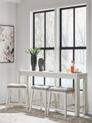 Robbinsdale Counter Height Dining Table and 3 Barstools Set - Furniture Warehouse (GA)