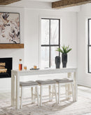 Robbinsdale Counter Height Dining Table and 3 Barstools Set - Furniture Warehouse (GA)