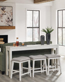 Robbinsdale Counter Height Dining Table and 3 Barstools Set - Furniture Warehouse (GA)