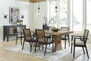 Galliden Dining Arm Chair - Furniture Warehouse (GA)