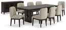 Burkhaus Dining Room Set - Furniture Warehouse (GA)
