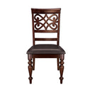 Creswell Side Chair in Dark Cherry (Set of 2)