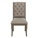 Vermillion Side Chair in Gray (Set of 2)
