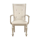 Celandine Arm Chair in Silver (Set of 2)