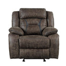 Madrona Glider Reclining Chair in Dark Brown 9989DB-1