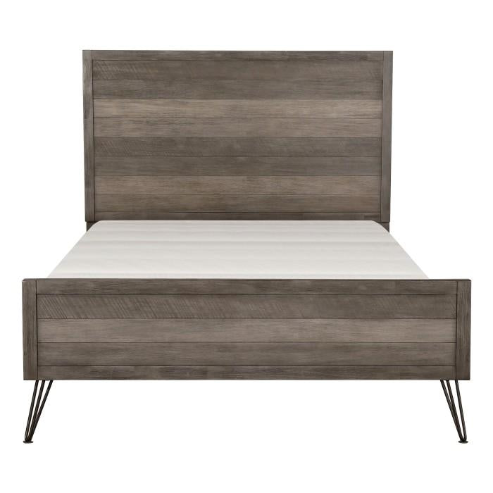 Urbanite Full Panel Bed in Tri-tone Gray 1604F-1*