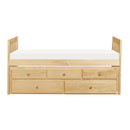 Bartly Twin/Twin Trundle Bed w/ 2 Storage Drawers in Natural B2043PR-1*