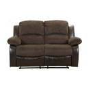 Granley Double Reclining Loveseat in Chocolate 9700FCP-2