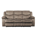 Bastrop Double Reclining Sofa in Brown 8230FBR-3