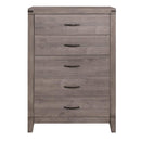Woodrow 5 Drawer Chest in Gray 2042-9
