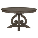 Toulon  Round Dining Table in Dark Pewter 5438-54*