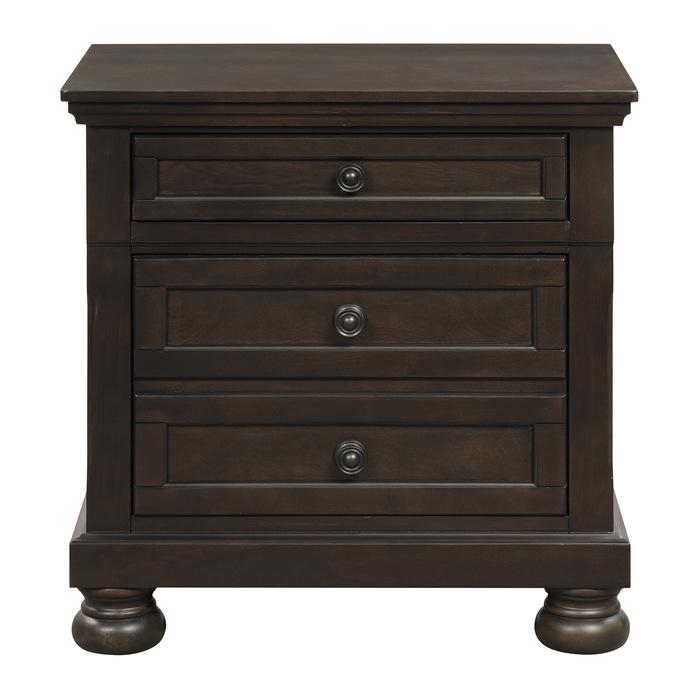 Begonia Nightstand in Gray 1718GY-4