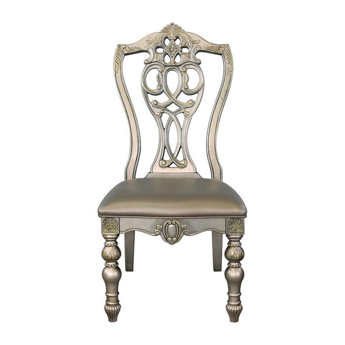 Catalonia Side Chair in Platinum Gold (Set of 2)