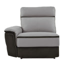 Laertes Power LSF Reclining Chair in Taupe Gray 8318-LRPW