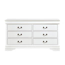 Mayville 6 Drawer Dresser in White 2147W-5