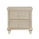 Celandine 2 Drawer Nightstand in Silver 1928-4