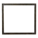 Holverson Mirror in Rustic Brown & Gunmetal 1715-6