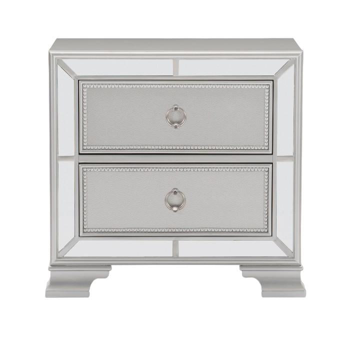 Avondale Nightstand in Silver 1646-4