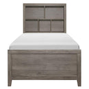 Woodrow Twin Platform Bed in Gray 2042NBT-1*