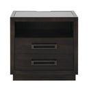 Larchmont Nightstand in Charcoal 5424-4