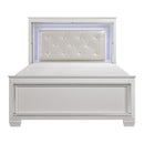 Allura Full Panel Bed in White 1916FW-1*