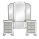 Avondale Vanity Dresser with Mirror in Silver 1646-15