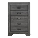 Beechnut 5 Drawer Chest in Gray 1904GY-9