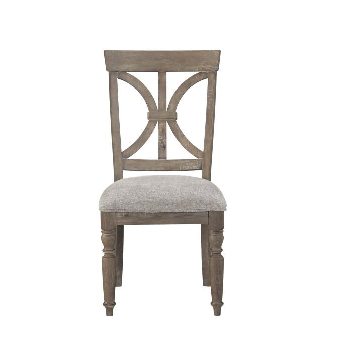 Cardano Side Chair in Light Brown (Set of 2)