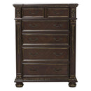 Catalonia 5 Drawer Chest in Cherry 1824-9