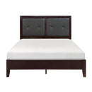 Edina Full Panel Bed in Espresso-Hinted Cherry 2145F-1